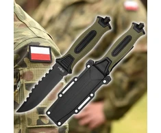 Bsh Adventure BSH taktinis peilis SURVIVAL KARINIS MEDŽIOKLĖS BUSHCRAFT + CASE