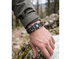 Bsh Adventure Išgyvenimo apyrankė paracord su peiliu