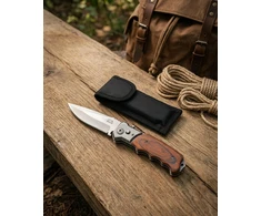 Bsh Adventure UNIVERSALUS Spyruoklinis peilis, sulankstomas SURVIVAL CAMPING BSH N-506B + dangtelis