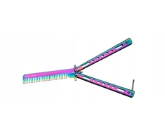Bsh Adventure BSH Knife Butterfly Training Šukos Rainbow Fade Latch N467C
