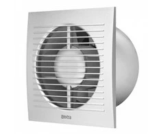 Buitinis ventiliatorius E EXTRA/EE125S EUROPLAST D125 Sidabro