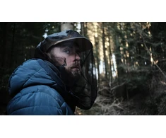 Bushmen Tinklelis nuo uodų ir erkių apsaugo galvą ir veidą nuo uodų ir erkių, 30cm, juodas