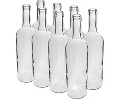 Buteliai vynui Biowin 0.75L/8vnt. balti