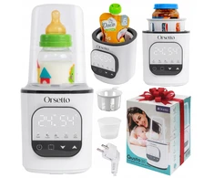 BUTELIŲ ŠILDYTUVAS IR STERILIZATORIUS 200 W 5IN1 ORSETTO GUSTO 3.0