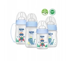 BUTELIUKAI KŪDIKIO MAITINIMUI BERNIUKUI WEE BABY 2X250 2X150ML