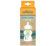 Buteliukas Dr Browns Options+ Anti-Colic, 0 mėn+, 150 ml