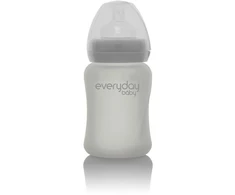 Buteliukas kūdikiui su čiulptuku, STIKLAS, 0-3 m, 150 ml Everyday Baby