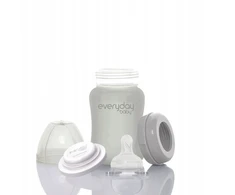 Buteliukas kūdikiui su čiulptuku, STIKLAS, 0-3 m, 150 ml Everyday Baby