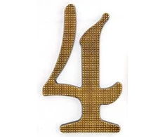 Buto numeris 4, 190 mm, šiurkštus paviršius, platinos sp.