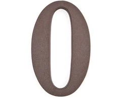 Buto numeris 5, 190 mm, plastikinis, bronzos sp.