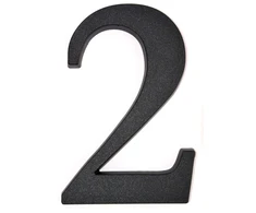 Buto numeris 5, 190 mm, plastikinis, juodos sp.
