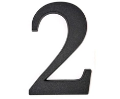 Buto numeris 5, 190 mm, plastikinis, juodos sp.