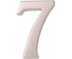 Buto numeris 7, 50 mm, chromo sp.