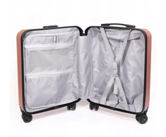 CabinFly Cruisair 55x40x20 cm Lagaminas, tinkantis Ryanair rankinis bagažas, Rožinis