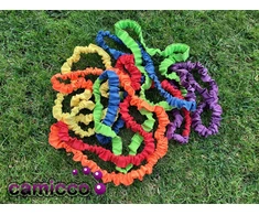 Camicco SENSORY RUBBER, vaivorykštė, 5 m, ANIMACIJA, šokiams, vaikiškų žaidimų guma, 5 m