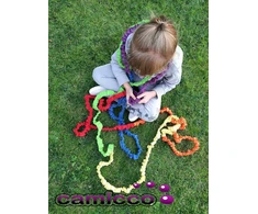 Camicco SENSORY RUBBER, vaivorykštė, 5 m, ANIMACIJA, šokiams, vaikiškų žaidimų guma, 5 m