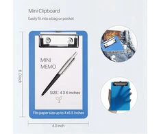 CAMP PAD 10X15CM MINI CLIP RAŠIKLIŲ LAIKIKLIS Tvirtai, ILGA