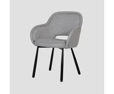 CAMPEA kėdė Pilka 62x61x84 cm HOMLA