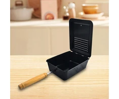Campfire Nonstick spragėsių spragėsių aparatas su ilga rankena, senamadiškas spragėsių gaminimo aparatas