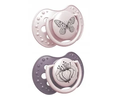 Canpol Lovi Botanic Girl Dynamic silikoninis čiulptukas 0-6 mėn 2 vnt.