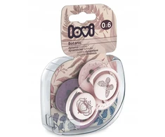 Canpol Lovi Botanic Girl Dynamic silikoninis čiulptukas 0-6 mėn 2 vnt.