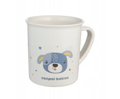 Canpolbabies CANPOL BABIES plastikinis puodelis su rankenėlėmis CUTTE ANIMALS, 170 ml, 4/413_blu2