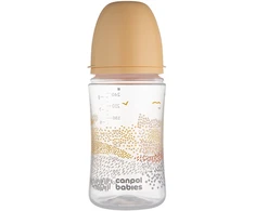 Canpolbabies CANPOL 35/243 Buteliukas nuo dieglių EasyStart 240ml MOUNTAINS smėlio spalvos