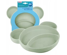 Canpolbabies CANPOL BABIES Silikoninė lėkštė su pritvirtinimu BEAR, 51/401_gre