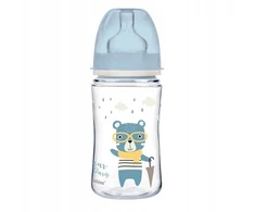 Canpolbabies CANPOL 35/217 Easystart naujagimiui Easystart plačios burnos buteliukas nuo dieglių 240 ml smėlio spalvos širdelės