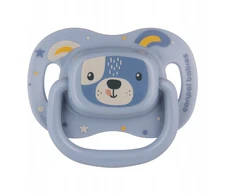 Canpolbabies CANPOL BABIES silikoninis simetrinis čiulptukas CUTE ANIMALS, 0-6 mėn., 34/924_blu