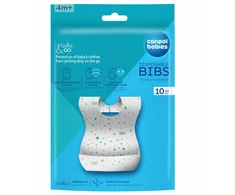 Canpolbabies Vienkartiniai seilinukai su kišenėmis Canpol Babies, 10 vnt.