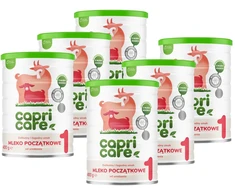 Capricare 1 - pienas kūdikiams nuo gimimo, ožkos pieno pagrindu 6 x 400g