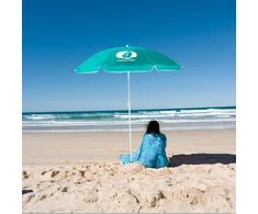Captain Mike Sulankstomas BEACH skėtis su dangteliu su UPF50+ UV filtru, ILGUS 160 cm
