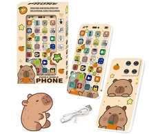 CAPYBARA INTERAKTYVUS TELEFONAS MOTORINIS MOKYMAS IŠMANIOJO TELEFONO ŠVIESOS GARSU