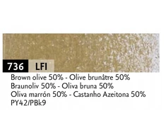 Caran D'ache Luminance 6901 spalva "olive Brown 50%"