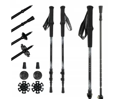 CARBON TREKKING POLES NORDIC WALKING KADVA TORRE 65-135