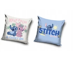 Carbotex JASIEK pagalvės užvalkalas 40x40 VELVET LILO AND STICH 05