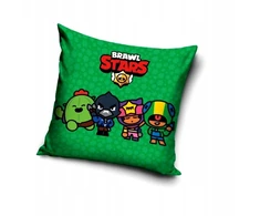 Carbotex Jasiek pagalvės užvalkalas Brawl Stars dekoratyvinis aksomas 40x40 Velvet
