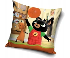 Carbotex Jasiek Rabbit Bing aksominis pagalvės užvalkalas 40x40