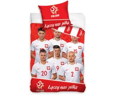 Carbotex Pataliynė su Roberto Lewandowskio atvaizdu, 160x200 cm, 100% medvilnė