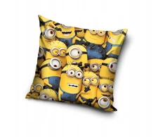 Carbotex Pliušinis dekoratyvinis pagalvės užvalkalas MINIONS 40x40 cm VELVET