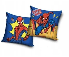 Carbotex SPIDERMAN MARVEL pluszowa welurowa poszewka na poduszkę 40x40