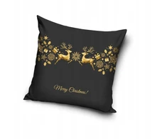 Carbotex Świąteczna POSZEWKA Merry Christmas renifer 40X40