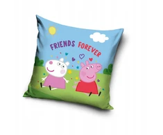 Carbotex Świnka Peppa minkšta i przyjemna Velvet poszewka na poduszkę 40X40