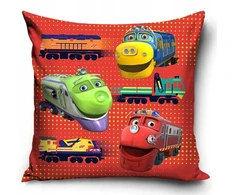 Carbotex Užvalkalas 40x40 cm Stacyjkowo Chuggington Tomek Thomas James Wilson Koko