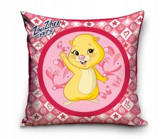 Carbotex Užvalkalas 40x40 cm ZhuZhu Zhu Zhu-Zhu 100% medvilnė na poduszkę jaśka