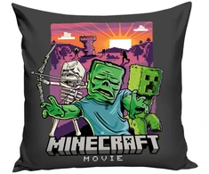 Carbotex Užvalkalas Minecraft Movie Juoda Creeper Szkielet Dekoracyjna Gaming