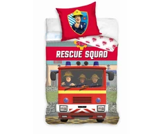 Carbotex VAIKŲ PATALYNĖS RINKINYS 140x200CM FIREMAN SAM