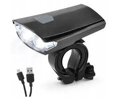 Carcommerce USB Super LED priekinis dviračio žibintas, atsparus vandeniui, galingas dviračiui