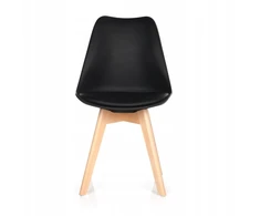Care Life MILANO DESIGN DSW Juodas KĖDĖ, apmušta valgomajam, virtuvei, svetainei